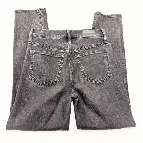 Madewell The Perfect Vintage Jean Zip Fly Black Charcoal Denim Jeans Size 24 - Picture 6 of 9